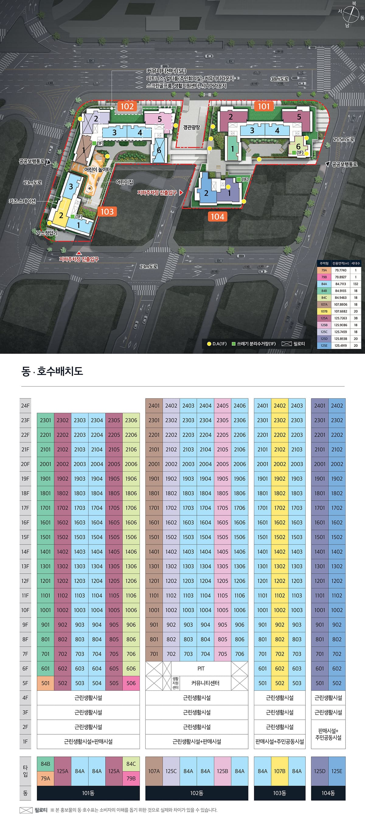 단지배치도
